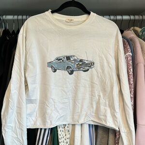 brandy melville crop long sleeve